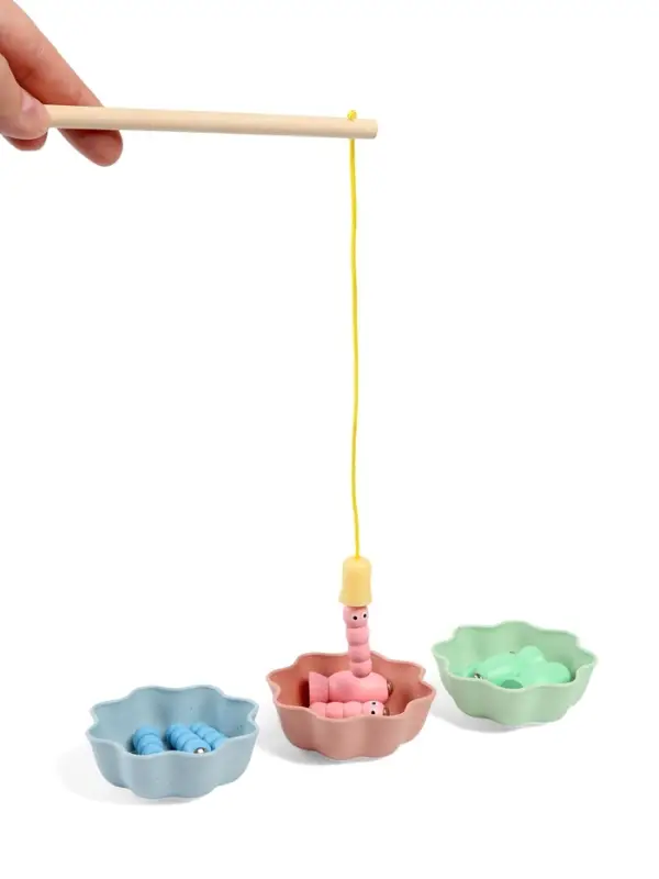 Развивающая игра 3в1 &laquo;Паровозик&raquo;, рыбалка, каталка, сортер, 35&times;11&times;10 см