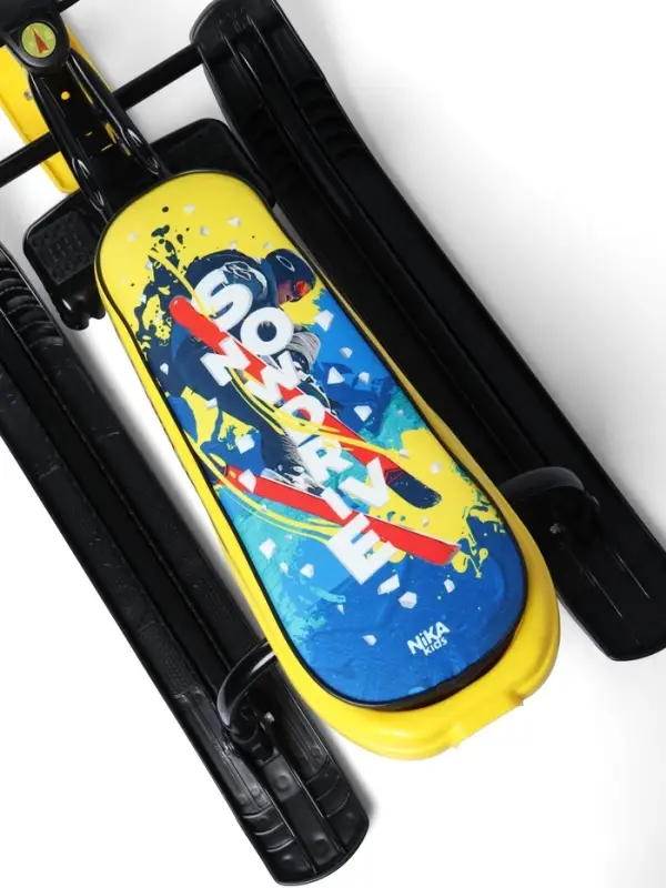 Снегокат &laquo;Ника-джамп&raquo; Winter Sport, жёлтый, чёрный, СНД1/WS Nika Kids