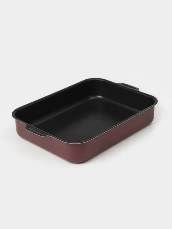 Противень Доляна Promo, 23&times;30 см, антипригарное покрытие, бордовый
