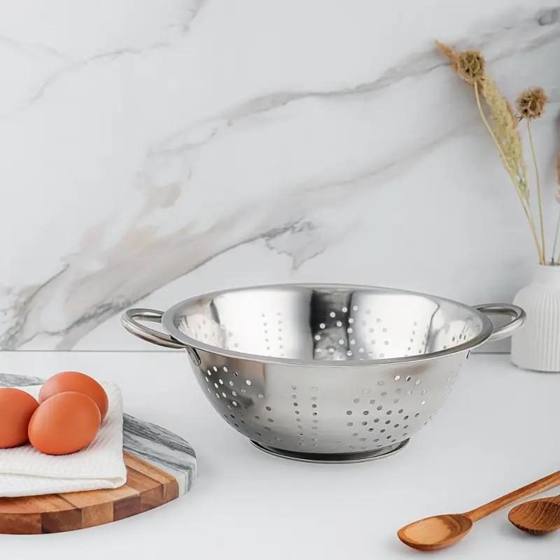 VETTA Дуршлаг на ножке "Классика", нерж.сталь, 26см