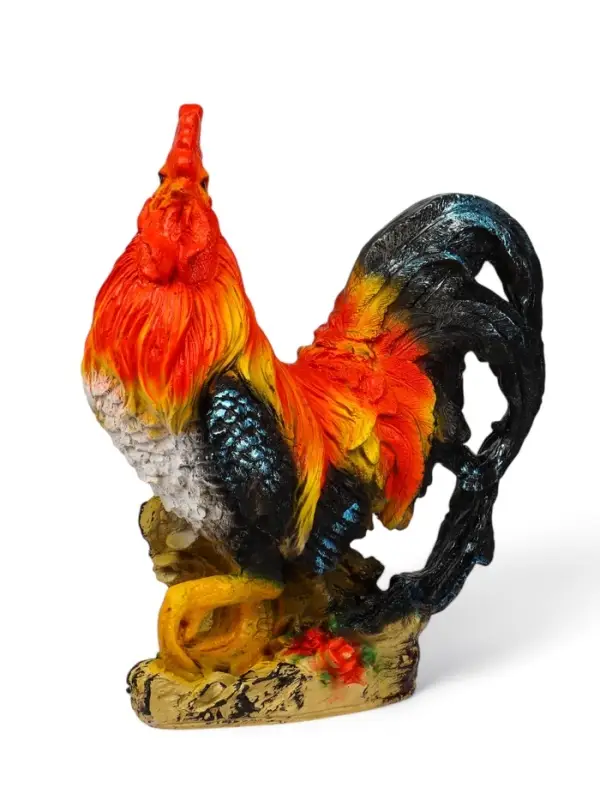 Садовая фигура из полистоуна &laquo;Петух андалузский&raquo;, 42&times;20&times;38 см