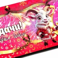 Купюрница новогодняя 2027 &laquo;Удачи! С Новым Годом&raquo; 19&times;10&times;2.5 см