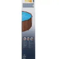 Бассейн каркасный Steel Pro Max, 366&times;122 см, круглый, цвет рейка, 561VN Bestway