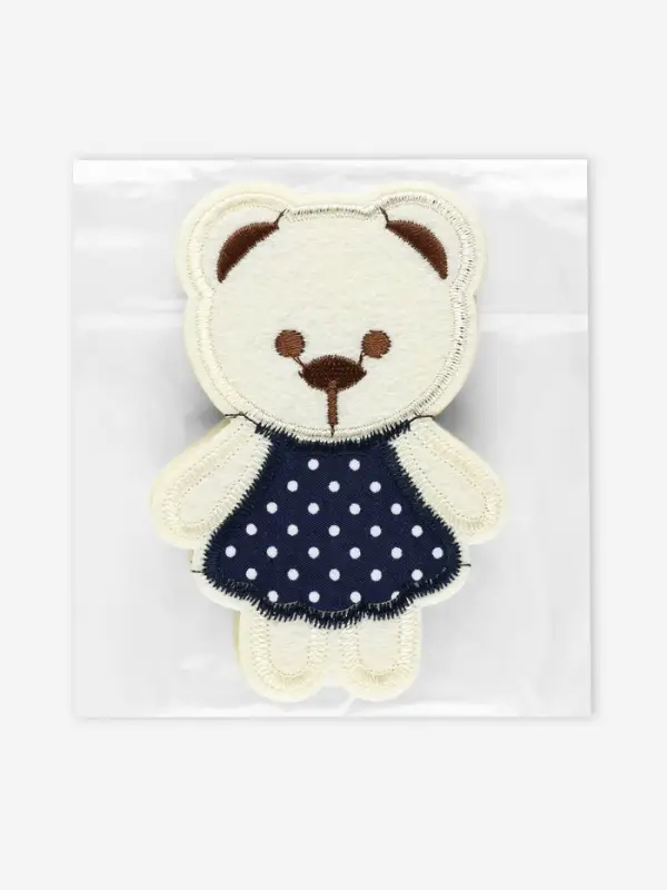 Термоаппликация &laquo;Мишка&raquo;, 10.5&times;7 см, бежевая