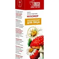 Крем для лица монастырский &laquo;Мухомор&raquo; омолаживающий &laquo;Монастырская лавка&raquo; стекло, 30 мл
