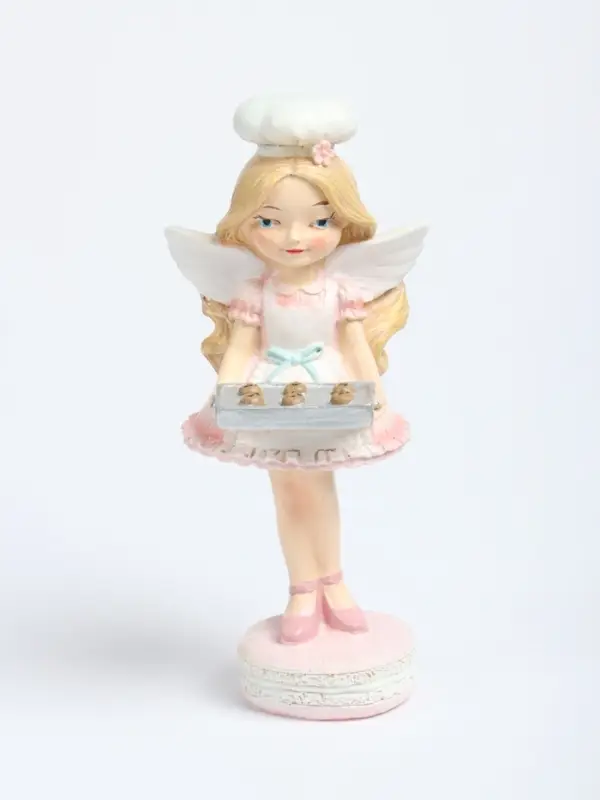 Фигурка полистоун &laquo;Ангелок в розовом платье&raquo; 8.5&times;7&times;15.5 см