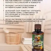 Настой для бани целебный Laboratory Katrin с эфирным маслом мяты, экстрактами лаванды и можжевельника, 250 мл