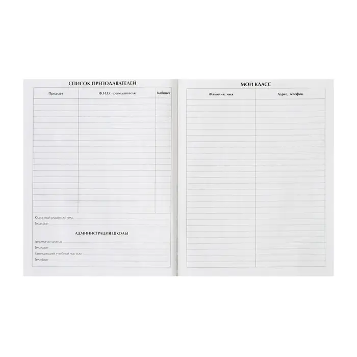 Дневник для 1-4 классов, "Школа", твердая обложка 7БЦ, глянцевая ламинация, 48 листов