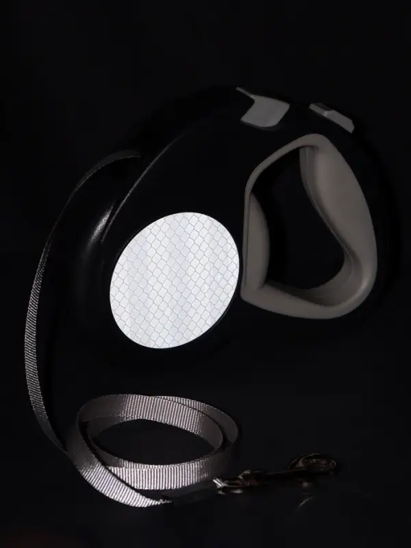 Рулетка &laquo;Пижон&raquo; светоотражающая, 5 м, до 30 кг, лента, прорезиненная ручка, серая