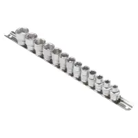 Набор головок 3/8"DR шестигранных 13пр. (6-19мм)