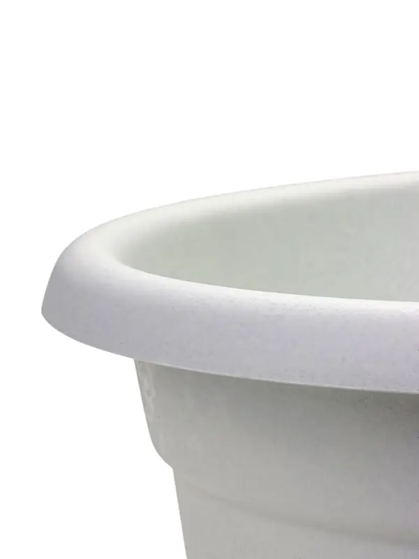 Горшок для цветов с поддоном &laquo;Борнео&raquo;, 25.8 л, пластиковый, цвет мраморный