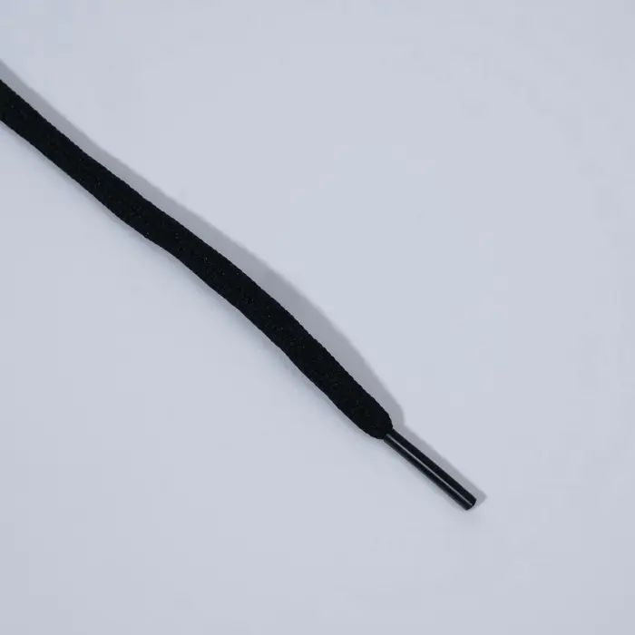 Шнурки для обуви, пара, круглые, d=5 мм, 110 см, чёрные