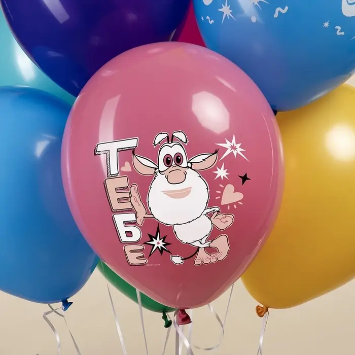 Воздушные шары латексные 12" «Буба», 25 шт., МИКС