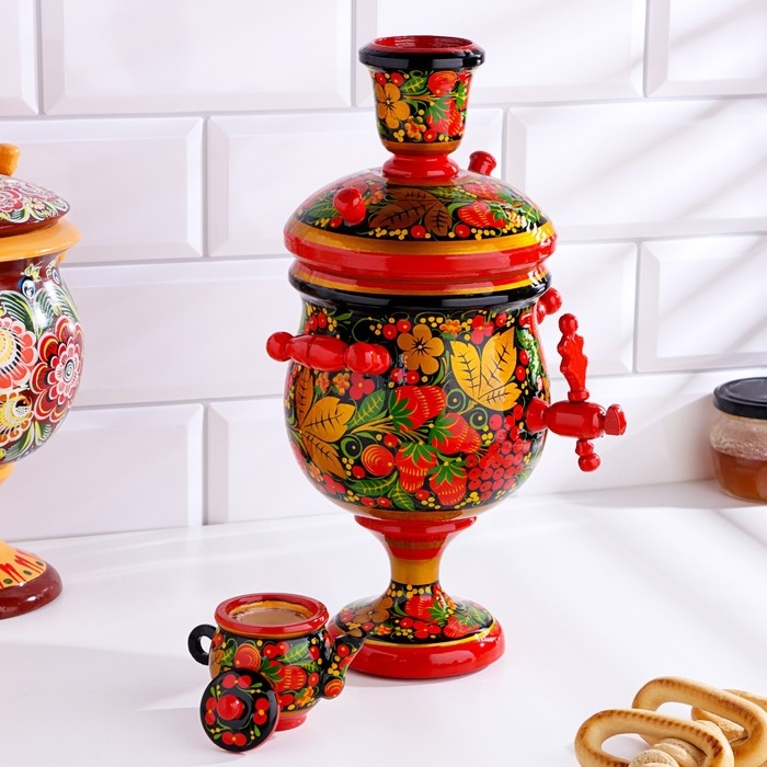Сувенир «Самовар», хохлома Сувенир «Самовар», хохлома