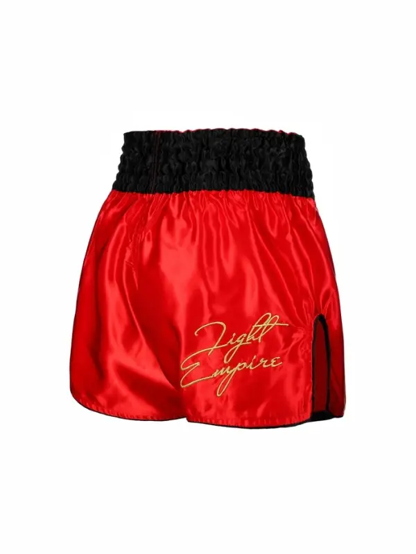 Шорты для тайского бокса FIGHT EMPIRE, р. XS, красные