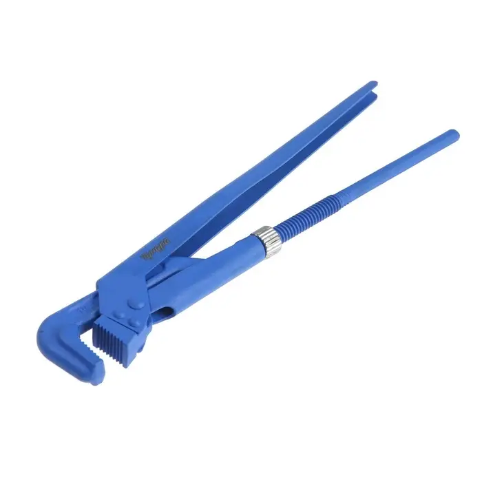 Ключ трубный рычажный ТУНДРА, плоский зажим 90&deg;, раскрытие до 50 мм, №2, 1 1/2"