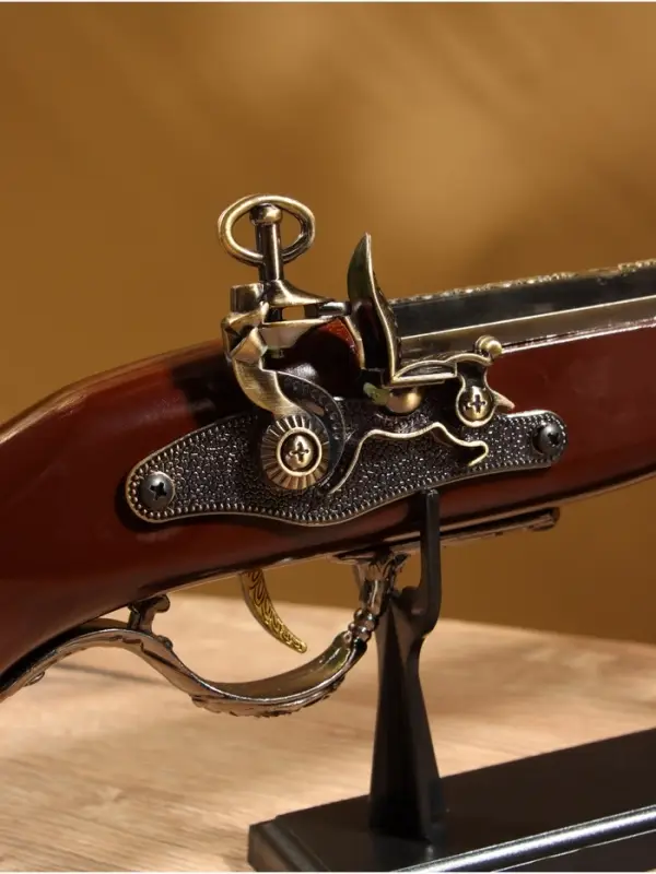 Макет оружия на подставке 2в1 &laquo;Сувенирный пистолет. Дуэль&raquo;, подарочный набор, 54 см