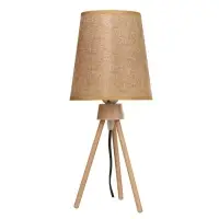 Лампа настольная RISALUX 16600/1CF, E27, 40 Вт, кофейная, 16&times;16&times;36.5 см