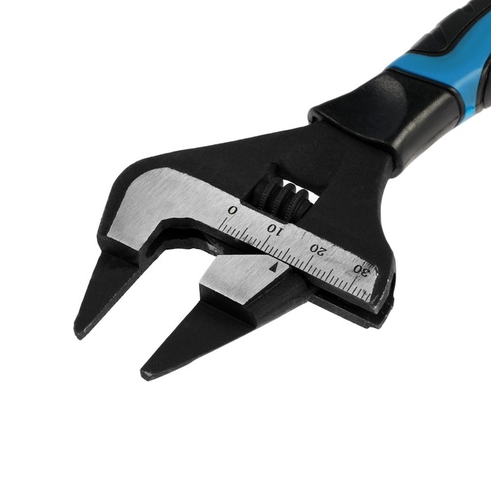 Ключ разводной с очень тонкими губками ТУНДРА, 2К рукоятка, толщина 2.5 мм, до 34 мм, 150 мм 98638 Ключ разводной с очень тонкими губками ТУНДРА, 2К рукоятка, толщина 2.5 мм, до 34 мм, 150 мм 98638