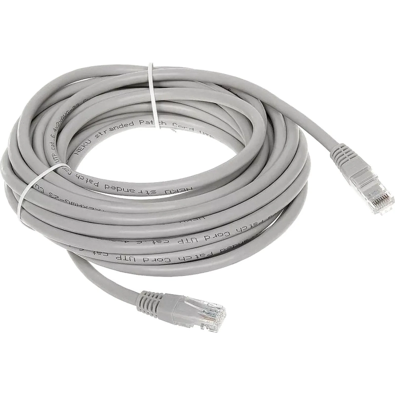 Патч-корд ExeGate UTP-RJ45-RJ45-5e-5M-GY, cat.5e, 5м, серый <EX138964RUS