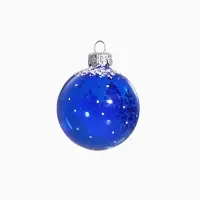 Ёлочный шар &laquo;Новогодний&raquo; d=6 см, без упаковки, МИКС