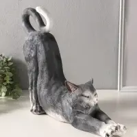 Копилка полистоун "Кот потягивается" 33х36 см