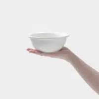 Салатник Hanna Kn&ouml;vell, 600 мл, d=16.5 см, фарфор, белый