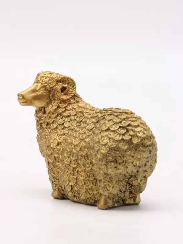 Фигурка декоративная &laquo;Баран денежный&raquo;, 7&times;9&times;4 см, золото
