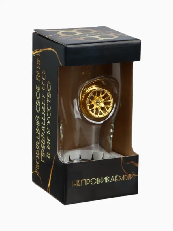 Бокал для пива непробиваемый &laquo;Диск золотой&raquo;, 500 мл