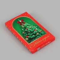 Коробка подарочная для шоколада с местом для денег &laquo;Классический Новый год&raquo;, 20&times;12&times;2 см