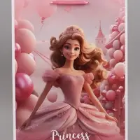 Пакет подарочный ламинированный Princess, XXL 46&times;61&times;20 см