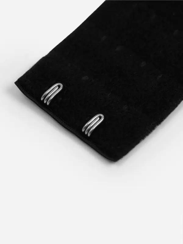 Застёжка для бюстгальтера, удлинитель, 3 ряда 2 крючка, 3.2×5 см, чёрная Застёжка для бюстгальтера, удлинитель, 3 ряда 2 крючка, 3.2×5 см, чёрная