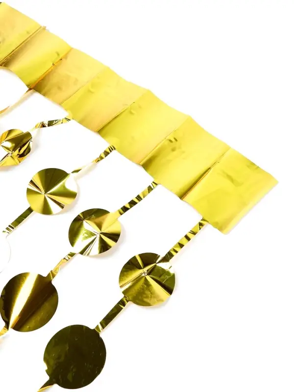 Занавес для фотозоны «Круги» цвет золото, 1*2 м