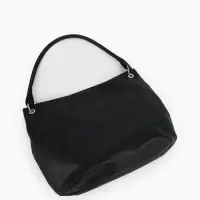 Сумка - мешок женская TEXTURA, на молнии, 36&times;10&times;28 см, чёрная