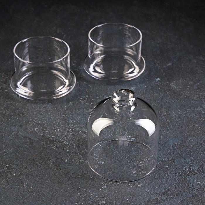 Набор ёмкостей стеклянных с крышкой Patisserie, 2 шт Набор ёмкостей стеклянных с крышкой Patisserie, 2 шт