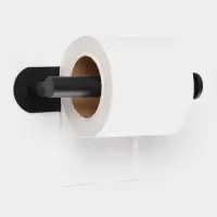 Держатель для туалетной бумаги на липучке St&ouml;lz, чёрный