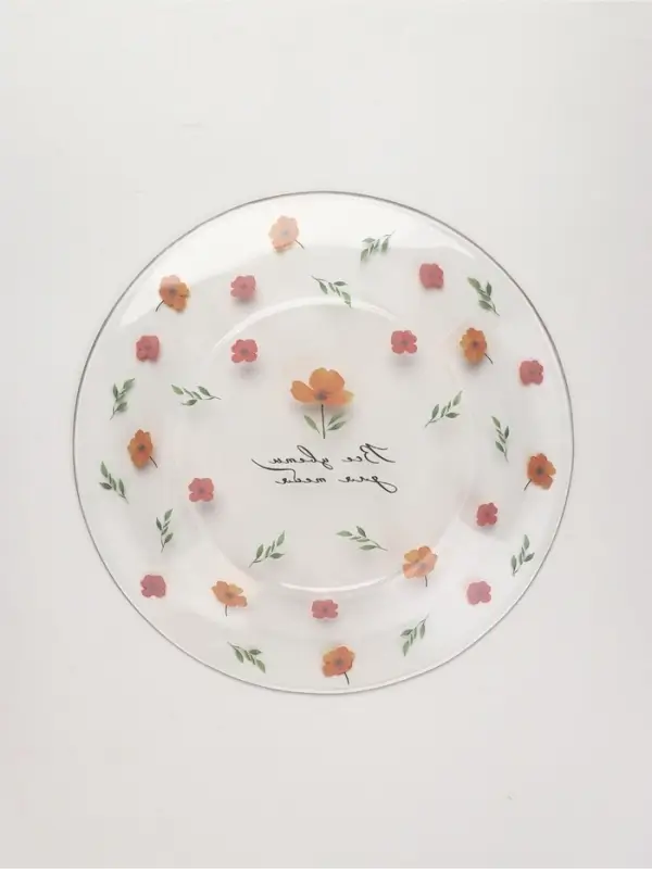 Тарелка стеклянная &laquo;Все цветы для тебя&raquo;, 19.6 см