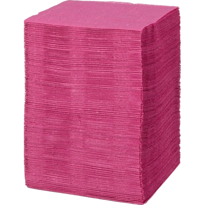 Салфетки бумажные Luscan Profi Pack 1сл24х24 бордовый400шт/уп