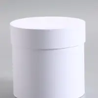 Шляпная коробка белая, 15 х 15 см