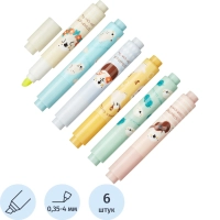 Набор текстовыделителей M&G Summer Cha Cha, 6 цветов/наб