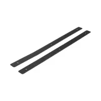 Планка для столешницы торцевая CAPPIO, 38 мм, цвет черный, набор 2 шт