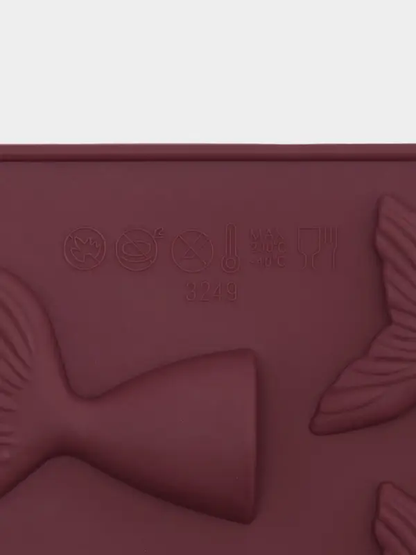 Форма для шоколада Доляна &laquo;Хвост&raquo;, силикон, 25&times;22.5&times;0.4 см, 18 ячеек (5.3&times;4 см), МИКС