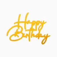 Набор декора для торта: топпер, корона, свеча