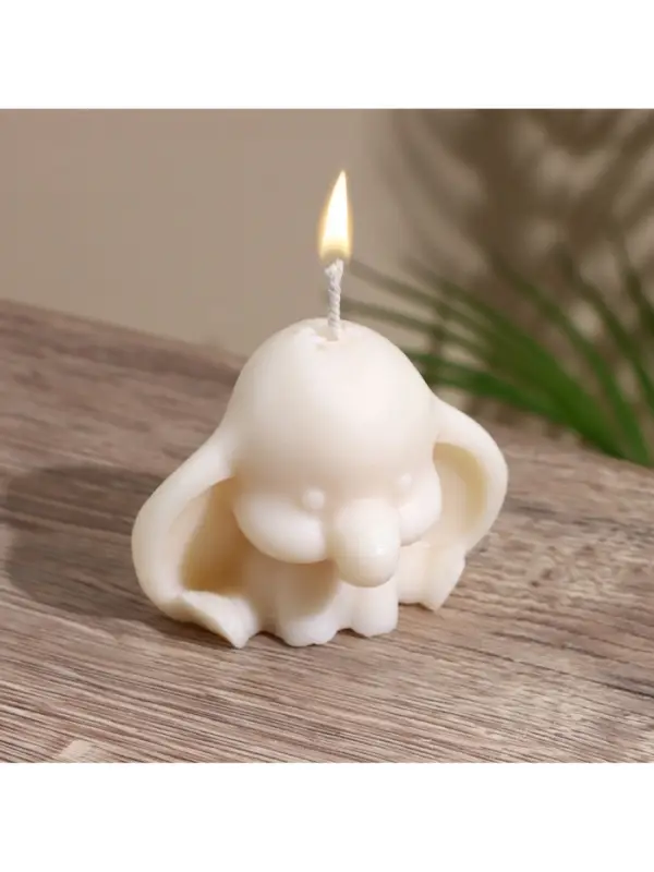 Свеча фигурная формовая &laquo;Дамбо&raquo;, 6&times;5&times;7 см, соевый воск