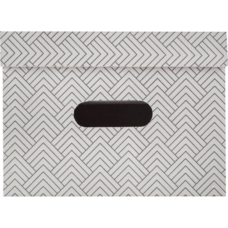 Короб для хранения Attache Графит 340х250х180 усилен.дно ККД-2,серый,3шт/уп