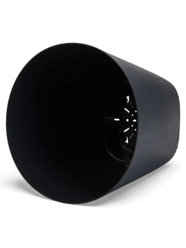 Кашпо с прикорневым поливом 15 л D-29,5см, H-31см графит Кашпо с прикорневым поливом 15 л D-29,5см, H-31см графит "Гранд"