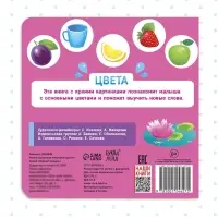 Картонная книга &laquo;Изучаем цвета&raquo;, 10 стр.
