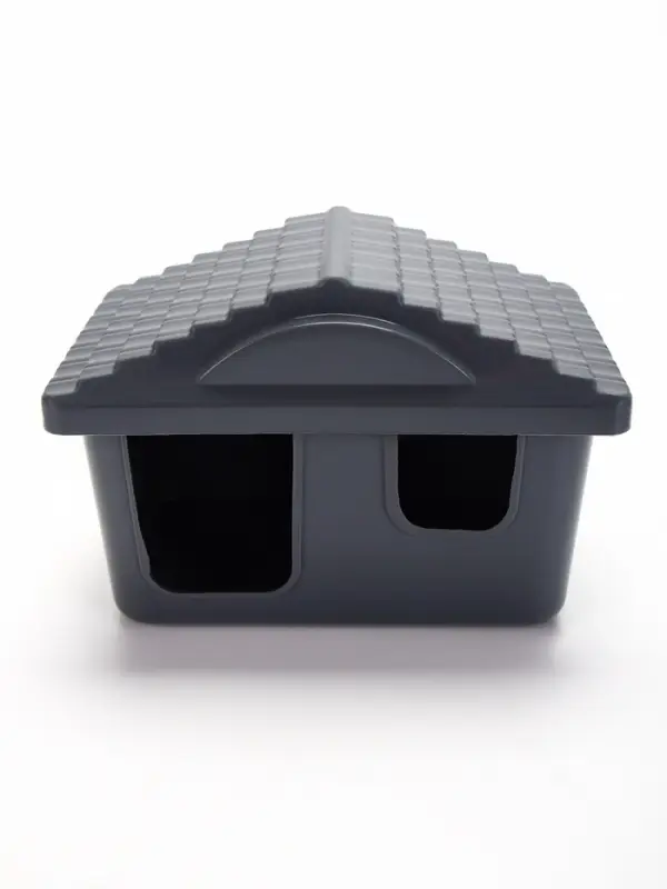 Клетка для грызунов &laquo;Пижон&raquo;, 38&times;27&times;27 см, складная, домик, миска, колесо, серая