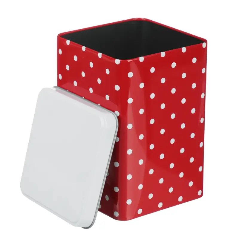 Банки для сыпучих продуктов тм VETTA, Горошек, 10x10x15см, жесть