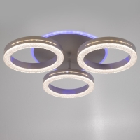 Светильник с ПДУ 74651/3+1 LED 75Вт диммер 3000-6000К белый 45х45х9 см BayerLux